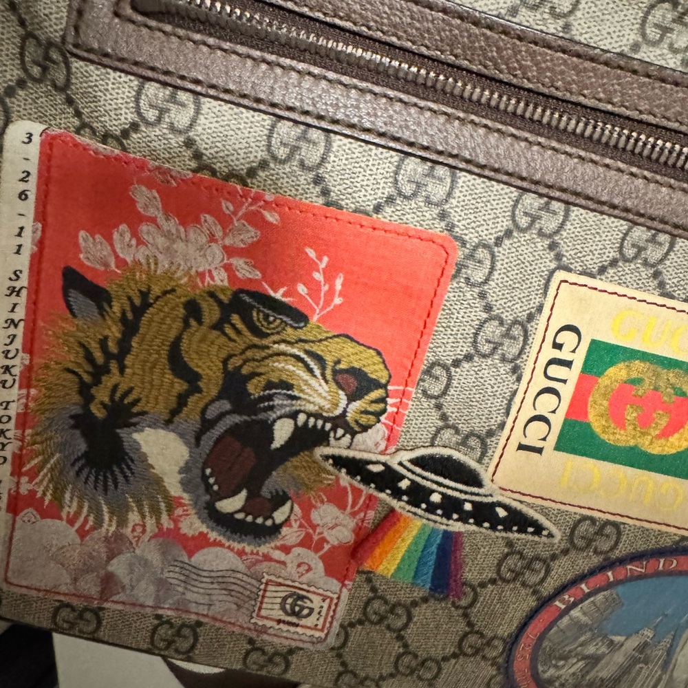 Gucci Beige and Brown Men's Bag